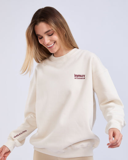 POLERA MUV IVORY - OVERSIZE