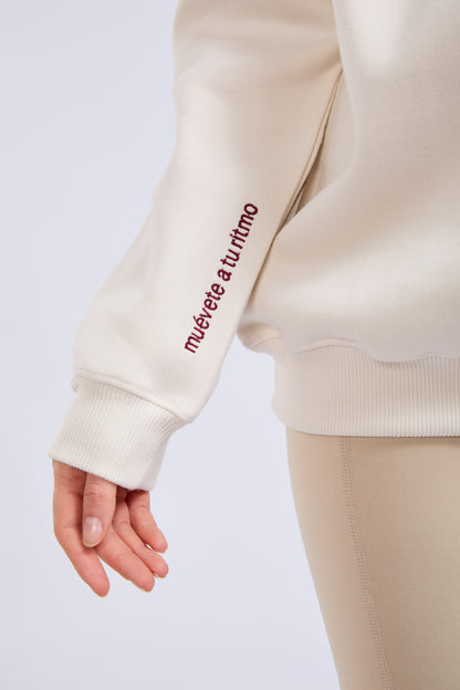 POLERA MUV IVORY - OVERSIZE