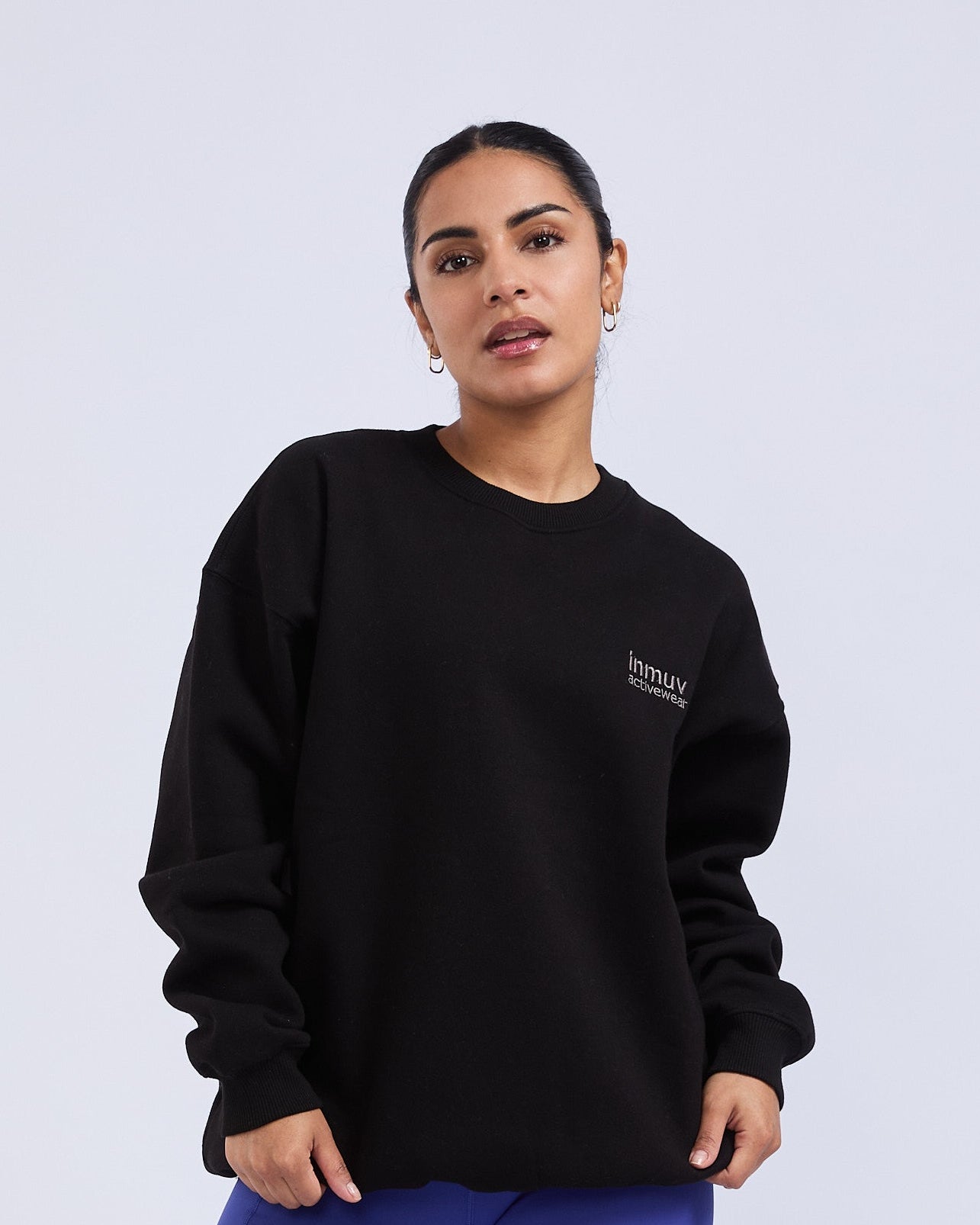 POLERA MUV NEGRA - OVERSIZE