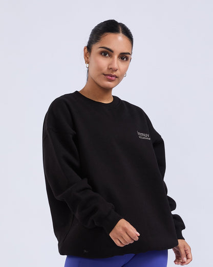 POLERA MUV NEGRA - OVERSIZE