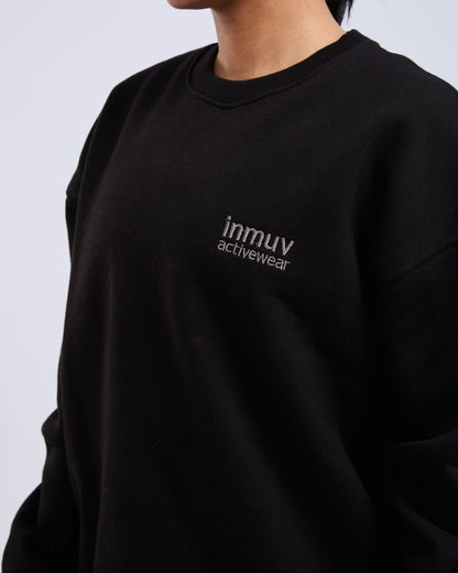 POLERA MUV NEGRA - OVERSIZE