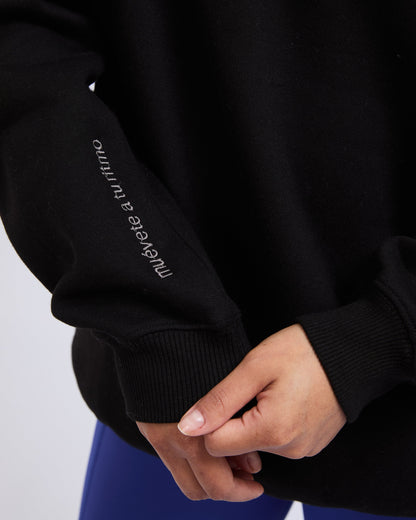 POLERA MUV NEGRA - OVERSIZE